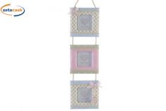 CORNICE MULTIFOTO IN TESSUTO DA PARETE CM 13 X 1 H 54