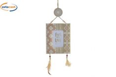 CORNICE PORTA FOTO IN TESSUTO CM 9X13