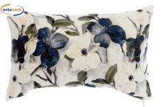 CUSCINO IN COTONE FLOREALE CM50X10X30