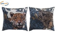 CUSCINO CON STAMPA ANIMALI DELLA SAVANA 45X45 cm