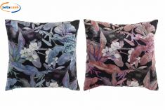 CUSCINO ARREDO IN VELLUTO FLOREALE