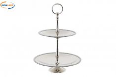 ALZATINA CROMATA CON BRILLANTINI 2 PIANI