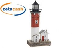 FARO IN LEGNO CON LUCE A LED CM H 28 X13X8