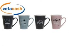 TAZZA NEW BONE IN CERAMICA CM 12.5X8.5X10