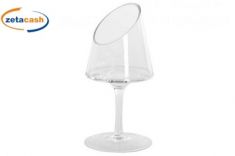 VASO VETRO TRASPARENTE COPPA H16/21 D9,5 CM