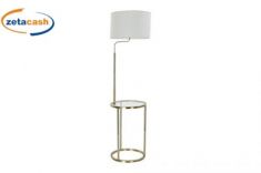 PIANTANA CON STRUTTURA IN METALLO DORATO PARALUME IN TESSUTO