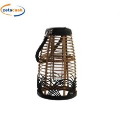 PORTACANDELA GRANDE BAMBOO C/MANICO CORDA D31XH54CM