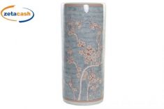 PORTA OMBRELLO IN PORCELLANA CON FIORI 21X21X47 CM