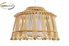 LAMPADA SOFFITTO BAMBOO H27 D42CM INTERNO BIANCO