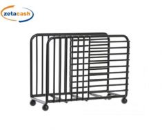 PORTA TOVAGLIOLI RETTANGOLARE IN METALLO NERO 15X7X11 CM