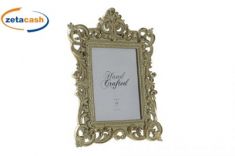 PORTAFOTO IN RESINA DORATO 13 X 18 CM