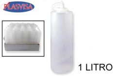 BOTTIGLIA SQUEEZE TRASPARENTE 1 LITRO