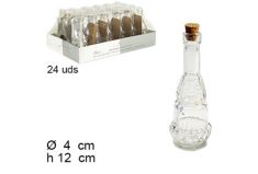 BOTTIGLIA IN VETRO CON TAPPO SUGHERO 50 ML