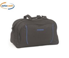 BORSA DA VIAGGIO POLIESTERE NERA TRACOLLA MANICI H30X49X21CM