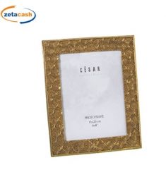 CORNICE PORTAFOTO RESINA ORO GOCCE 15X20CM
