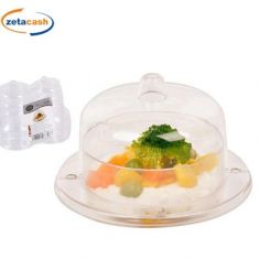 SET 6 MINI VASSOI DEGUSTAZIONE TONDI CON COPERCHIO D 8 CM