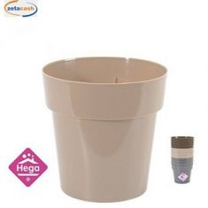 VASO FIORI PLASTICA D 25 CM COL ASS