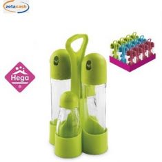 SET 4 PZ OLIERA / SALIERA / PEPIERA / ACETIERA COL ASS