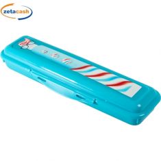 PORTA SPAZZOLINO C/ DENTIFRICIO IN PLASTICA