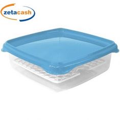 CONTENITORE PLASTICA QUADRO 0,3L.