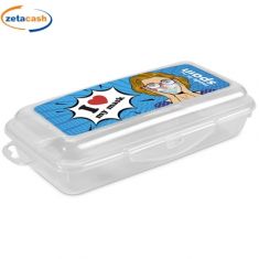 CONTENITORE RETTANGOLARE IN PLASTICA CON GANCIO