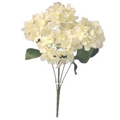 MAZZETTINO DI ORTENSIE BEIGE 47 CM