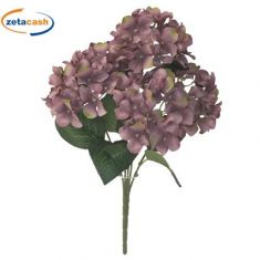 MAZZETTINO DI ORTENSIE VIOLA H 47 CM