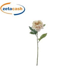 STELO DI PEONIA COLORE SALMONE H 82 CM X DIAM. 17 CM