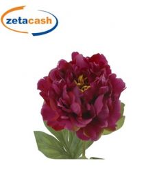 STELO DI PEONIA COLORE FUCSIA H 82 CM X DIAM. 17 CM