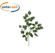 RAMO DI FICUS BENJAMINA VERDE H 85 CM