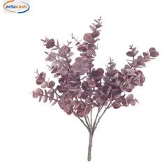 MAZZETTO RAMO EUCALIPTO BORDEAUX 37 CM