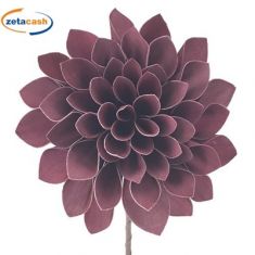 STELO DI ZINNIA BORDEAUX DIAM 21 X H 65 CM