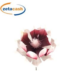 STELO DI MAGNOLIA COLORE BIANCO E FUCSIA H 70 CM