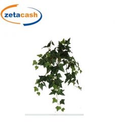 RAMO DI FOGLIE DI EDERA PENDENTI VERDE H 50 CM