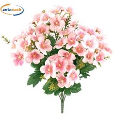 MAZZETTINO DI FIORI DI OLEANDRO ROSA H 43 CM