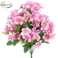 MAZZETTO DI FIORI DI OLEANDRO LILLA H 41 CM