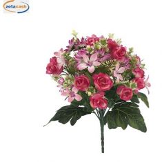 BOUQUET ROSE SELVATICHE FUCSIA 39 CM