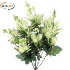 MAZZETTO DI CLEMATIDE CREMA H 45 CM