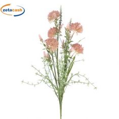 MAZZETTINO SILVESTRE ALLIUM SALMONE 5 FIORI H 60 CM