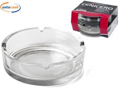 POSACENERE IN VETRO 2 PEZZI