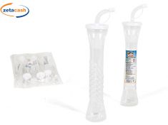 BICCHIERE VORTICE CON CANNUCCIA 33 CM