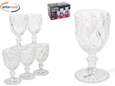 CALICI IN VETRO 6 PEZZI