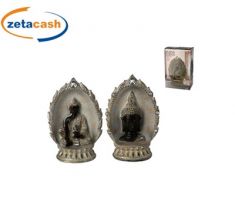 BUDDHA DELLA GROTTA IN RESINA CM 19X12