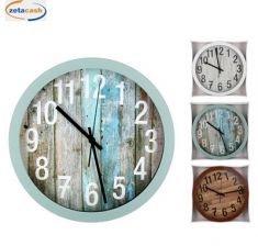 OROLOGIO ROTONDO DA PARETE CONTRY D30CM COL ASS