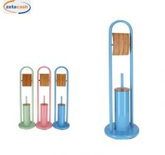 SET PORTAROTOLO E PORTASCOPINO INACUA D22XH80CM COL ASS