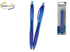 SET 2 PENNE A SFERA GEL ORION BLU