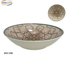 PIATTO FONDO CERAMICA D20 CM LINEN