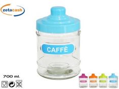 BARATTOLO CRISTAL IN VETRO CON COPERCHIO IN PLASTICA 700 ML