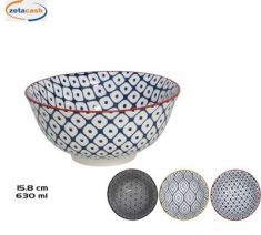 CIOTOLA CERAMICA CADIZ D 16 CM 630 ML ASS