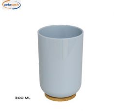 BICCHIERE BAGNO DARWIN 300 ML CELESTE